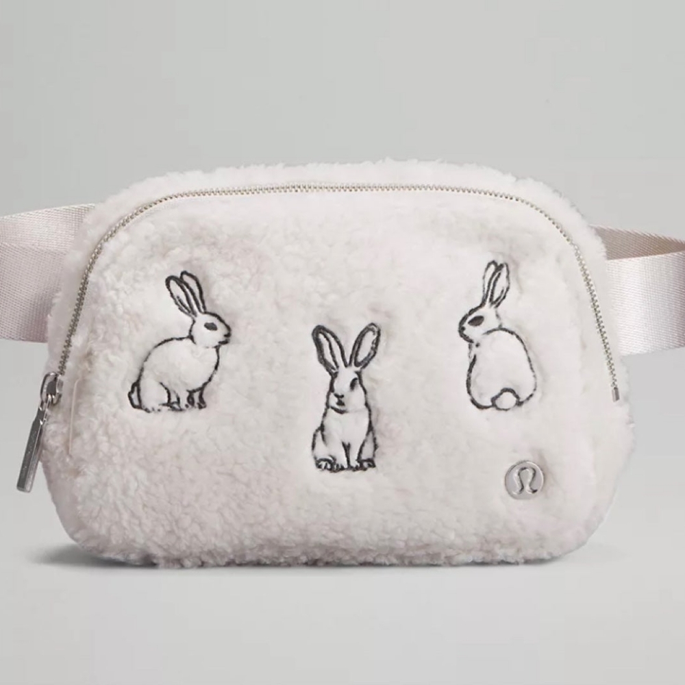 Lululemon Everywhere Belt Bag Lunar New Year 1L Fleece Rabbit Plush..NWT
